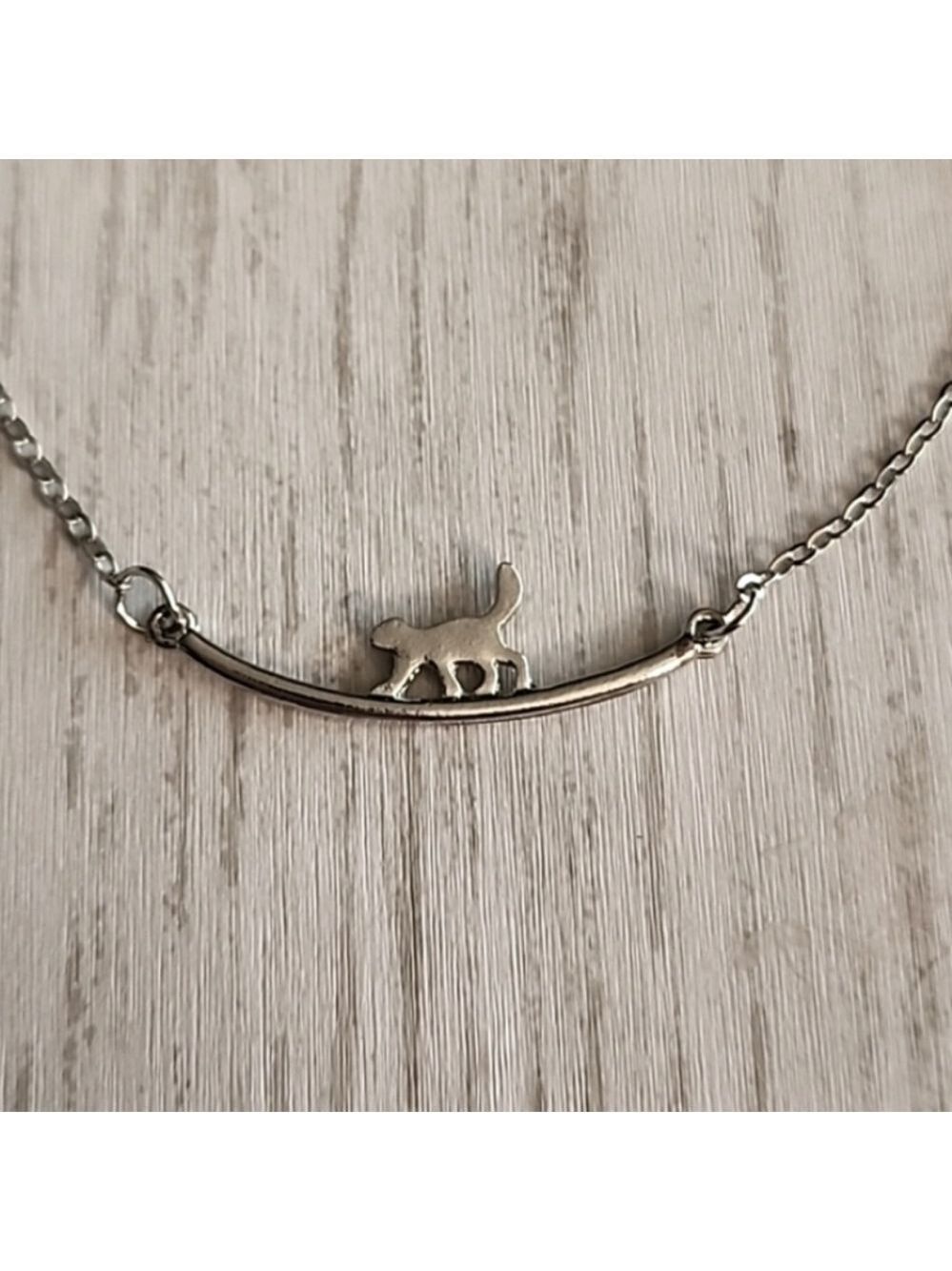 Cat Necklace Zinc Alloy 14 inch Chain NYG